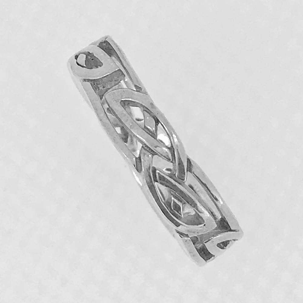 NWT Sterling silver .925 Celtic pattern men’s band - Picture 4 of 5